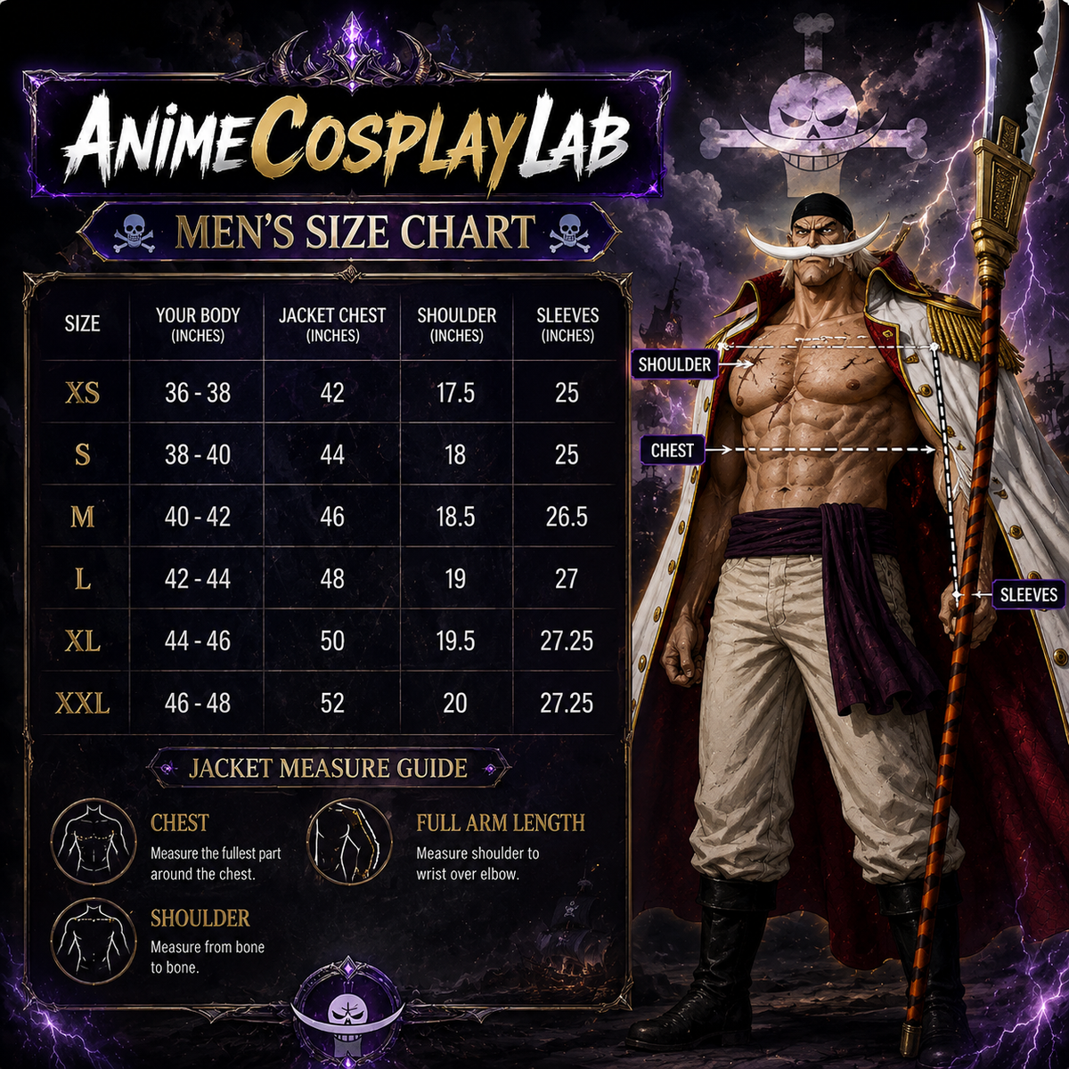 Anime Inspired Whitebeard Leather Captain Coat - Premium One Piece Edward Newgate Cosplay Trench Coat