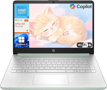 HP Essential Laptop 2026, Intel CPU, 128GB Storage, Office 365, Windows 11