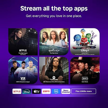 Roku 55-Inch Select Series Smart TV 2026-4K QLED TV - Roku TV