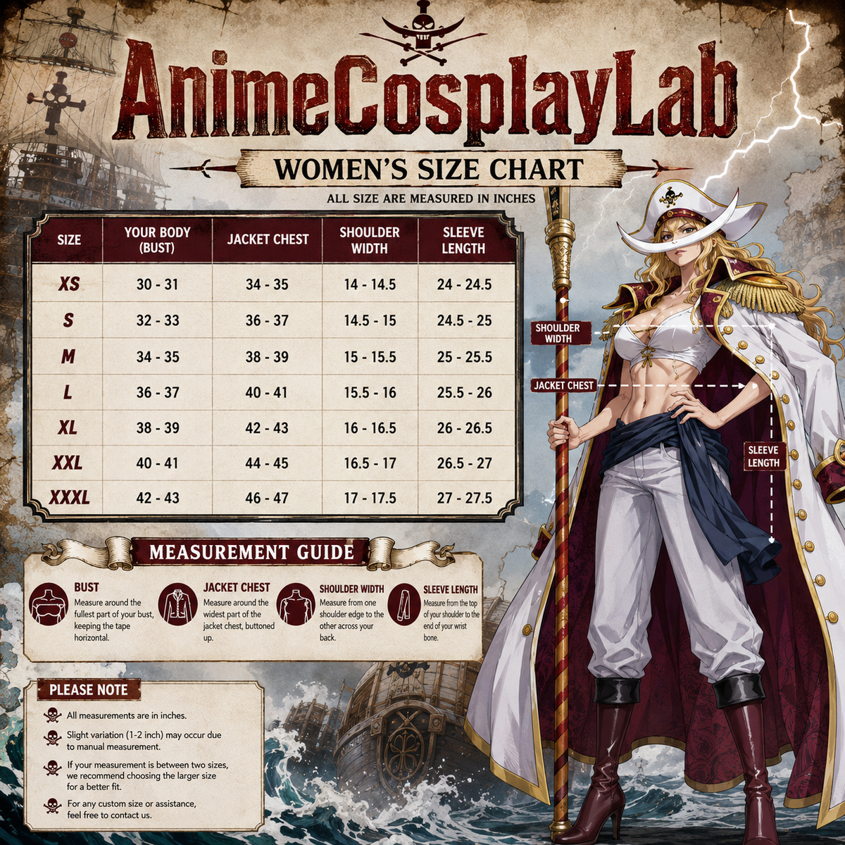 Anime Inspired Whitebeard Leather Captain Coat - Premium One Piece Edward Newgate Cosplay Trench Coat