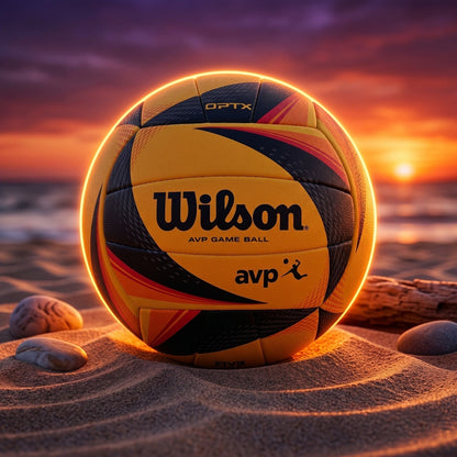 Wilson AVP Game Volleyball – Premium Outdoor Beach Volleyball Ball for Professional & Recreational Play