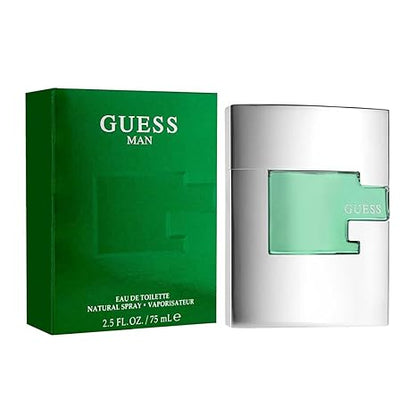 GUESS Man Eau de Toilette for Men | Fresh Woody Cologne Spray | 2.5 Fl Oz