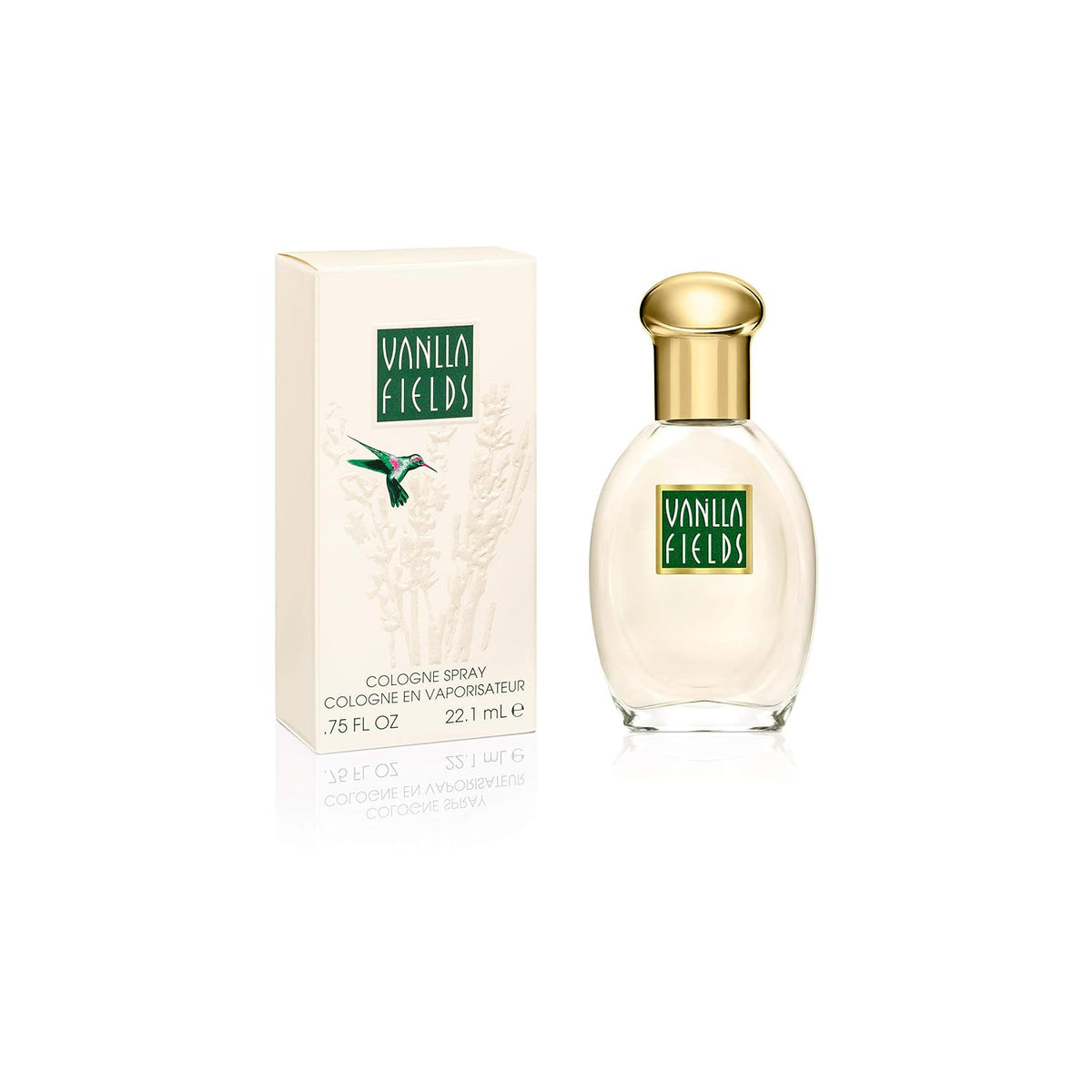Vanilla Fields Cologne Spray – Vegan Formula, Floral Vanilla Scent, 0.75 oz / 22ml